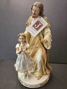 Joseph's Studio by Roman Jesus w/Praying Girl My First Communion Figure 9.5" - Picture 1 of 8