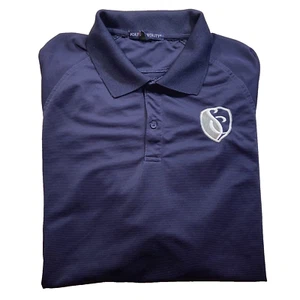 PORT AUTHORITY POLO BLUE SIZE LG (W-34 HANG) - Picture 1 of 8