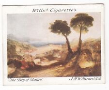 1927 BRITISH ARTISTS Tobacco Card J. M. W. TURNER * THE BAY OF BAIAE