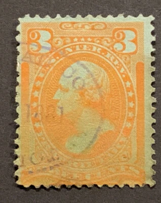 Travelstamps: US Stamps Scott #RB13A, 3 Cent Proprietary Used Handstamped - Image 1 of 4