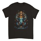 Ganesha Grafik T-Shirt Unisex Baumwolle Damen Herren Tiere Elefant Hinduismus