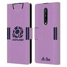 OFFICIAL SCOTLAND RUGBY 2022/23 CREST KIT LEATHER BOOK CASE FOR ONEPLUS PHONES