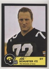 1986 Iowa Hawkeyes Team Issue Joe Schuster #72