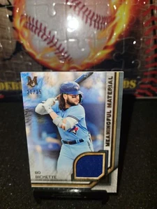 2023 topps museum collection Bo Bichette Relic 20/25 - Picture 1 of 2