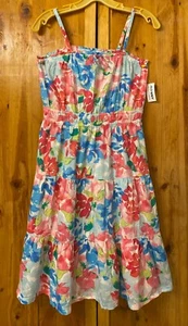 NWT MULTI-COLOR FLORAL PRINT DRESS BY OLD NAVY SIZE 14/16 - Picture 1 of 2