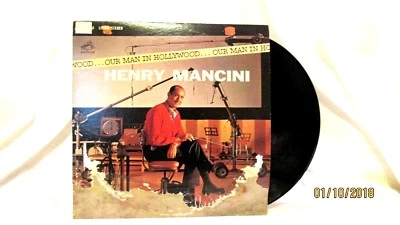 1963 Henry Mancini Our Man in Hollywood Vinyl LP 33 RCA Victor LSP2604 Jazz - Image 1 of 4
