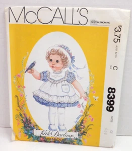 Vestido McCall's 8399 Little Darling Enchanted Forrest patrón talla 4, 5, 6 - Imagen 1 de 3