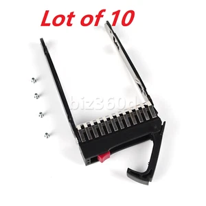10X 2.5" SAS SATA HDD Hard Drive Tray Caddy for HP ProLiant DL380 DL360 G7 G6 G5 - Picture 1 of 6