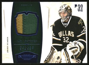 2010-11 Dominion Jerseys Prime Jersey Number #33 Kari Lehtonen Jersey /25