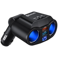 Car Cigarette Lighter Dual USB Car Charger Handsfree Car FM Transmitter√ XF