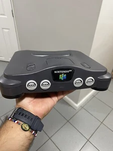 N64 Nintendo 64 System 32MB Home Console - Charcoal Gray - Picture 1 of 1