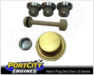 Welch Welsh Brass Core Plug Kit Set Holden Chev V8 LS Series LS1 LS2 LS3 LS7 L98 - Picture 1 of 1