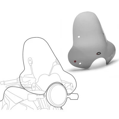 GIVI solo Parabrezza Universale Fumè 33,5x40,5 per Honda Hornet 600 2007 - 2010 - Immagine 1 di 2