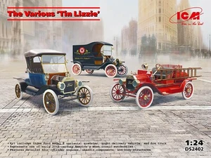 ICM DS2402 Ford Model T The Various "Tin Lizzie"  1/24 - Picture 1 of 2