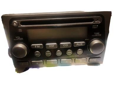 HONDA ELEMENT FACTORY OEM AM FM RADIO / CD PLAYER - UNTESTED NEEDS CODE - AS-IS - Image 1 of 2