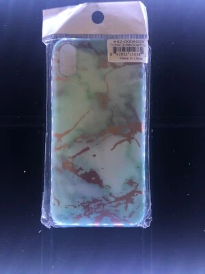 Cellairis iPhone X 皮肤大理石绿松石 Rg 光泽保护壳 — 第 1/4 张图片