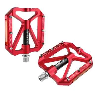 Reflective Mountain Bike Pedal 3 Bearings Non-Slip MTB Pedal Bicycle Accessories - Image 1 of 4