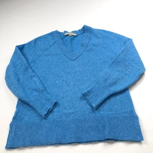 Loft XS Acrylmischung Strick V-Ausschnitt Pullover Pulli blau NEUWERTIG - Bild 1 von 7