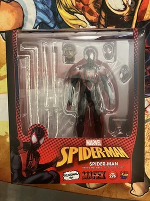 MAFEX NO.276 MAFEX SPIDER-MAN MILLAS MORALES (VERSIÓN RENOVACIÓN DE CÓMIC) FIGURA DE ACCIÓN  Foto 1 de 4