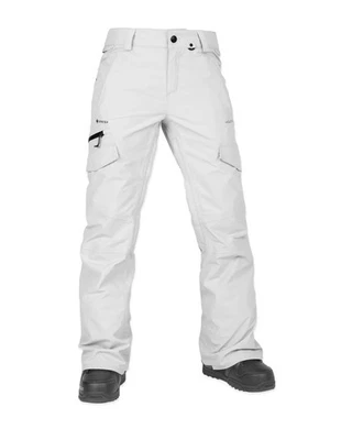 Pantalones de nieve para mujer Volcom Aston Gore-Tex, gris nube, pequeños Foto 1 de 4