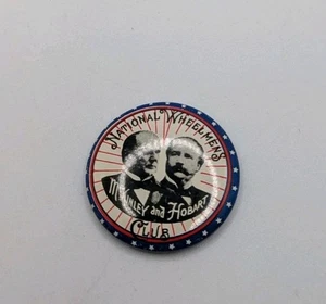 Prendedor réplica 1980 1" National Wheelmens McKinley and Hobart Club - Imagen 1 de 2