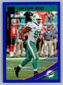 Cameron Wake #170, Press Proof Blue, Miami Dolphins, 2018 Panini Donruss - Picture 1 of 2