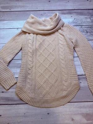 RD стиль Vivica кабель трикотажа капот шеи свитер женщин размер M румяна розовый - Изображение 1 из 4