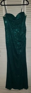 Vestido de noche, graduación, boda, corbata negra vestido formal - Imagen 1 de 3