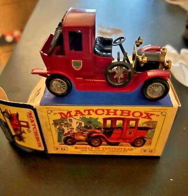 MATCHBOX MODELS OF YESTERYEAR Y-11 - 1912 PACKARD LANDAULET - Image 1 of 2