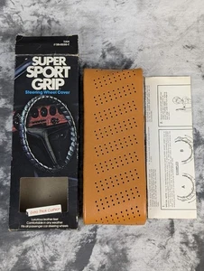 Superior Tan Super Sport Grip Steering Wheel Wrap Cover Vintage 1974 Open Box - Picture 1 of 13
