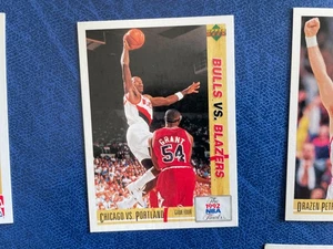 UPPER DECK NBA 1992 EUROPEAN VERSION PLAYOFF Bulls vs blazers 175 - Imagen 1 de 2
