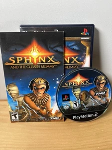 Sphinx and the Cursed Mummy - Ps2 Playstation 2 - Cib Complete Tested - Picture 1 of 6