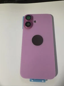 Back vetro Scocca Posteriore Per iPhone 16 Compatibile Magneti Rosa - Foto 1 di 2