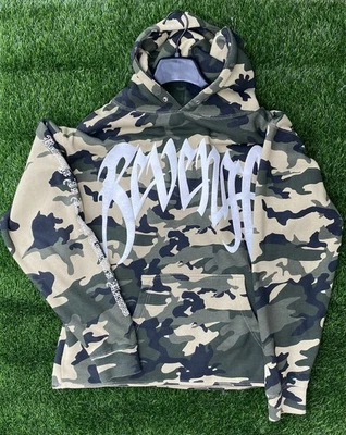 Sudadera con capucha camuflada Revenge X XXX Tentacion Kill Outline tallas L  Foto 1 de 2