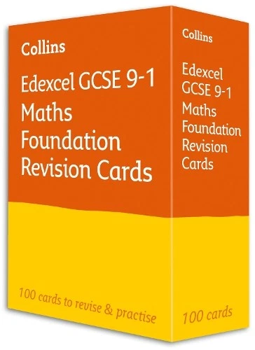 Edexcel GCSE 9-1 Maths Foundation Revision Cards - Image 1 of 1