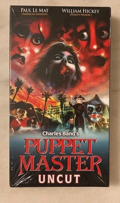 PUPPET MASTER UNCUT (VHS, 2025) New Videocassette Release; NEW AND SEALED - Image 1 of 4