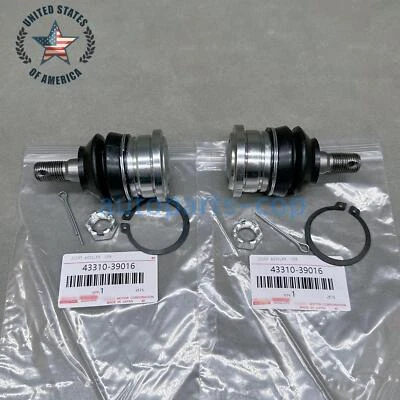 New! FOR TOYOTA SEQUOIA 4RUNNER TACOMA TUNDRA RH & LH FRONT UPPER BALL JOINT SET - Image 1 of 4
