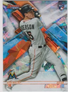 Brian Anderson 2018 Bowman's Best #62 ATOMIC REFRACTOR RC Rookie Card Marlins - Picture 1 of 2