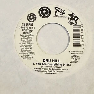 Dru Hill - These Are The Times / You Are Everything - 1998 Island Records 45 RPM - Imagen 1 de 2