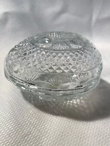 Tiara Glass Egg Trinket Box NOS Original Packaging - Picture 1 of 4