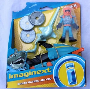 NEW IMAGINEXT Deep Sea Shark Patrol Jet-Ski By Fisher Price - Picture 1 of 3