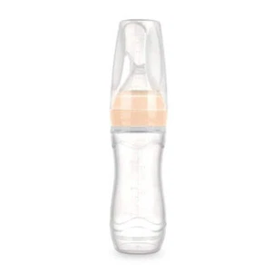 Haakaa Soft Silicone Dispensing Spoon Nude - Picture 1 of 2
