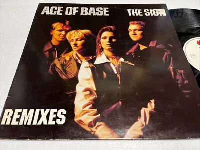 ACE OF BASE - THE SIGN REMIXES - MEGA RECORDS HOLLAND IMPORT 12" SINGLE - Image 1 of 4
