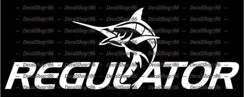 Regulator Boats - Outdoor Sports - Vinyl Die-Cut Peel N' Stick Decals ...