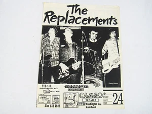 Reemplazos Edición del Gobierno Doble Cara Original Show Flyer 1987 Camafeo Teatro - Imagen 1 de 5