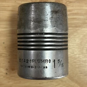 Plomb 1-5/16" Shallow Socket 3/4" Drive 12 Point 5542 USA READ Plvmb Plumb - Picture 1 of 8