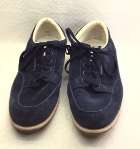 Vintage Brunswick Bowlingschuhe Herren Marineblau Wildleder Größe 12 - Bild 1 von 8