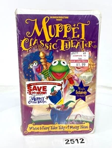 Muppet Classic Theater Fairy Tales Fables Kermit Miss Piggy  VHS FACTORY SEALED - Picture 1 of 1