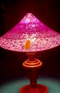 Murano Art Glass Pendant Lights Globe Purple, White, Yellow & Cobalt Blue - Picture 1 of 7