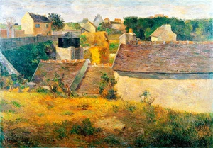 Houses at Vaugirard by Paul Gauguin 75cm x 52.5cm High Quality Art Print - Picture 1 of 1